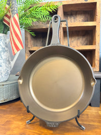 10" Business Logo Cast Iron Skillet - Custom Machining & Logo Engraving