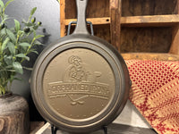 10" Business Logo Cast Iron Skillet - Custom Machining & Logo Engraving