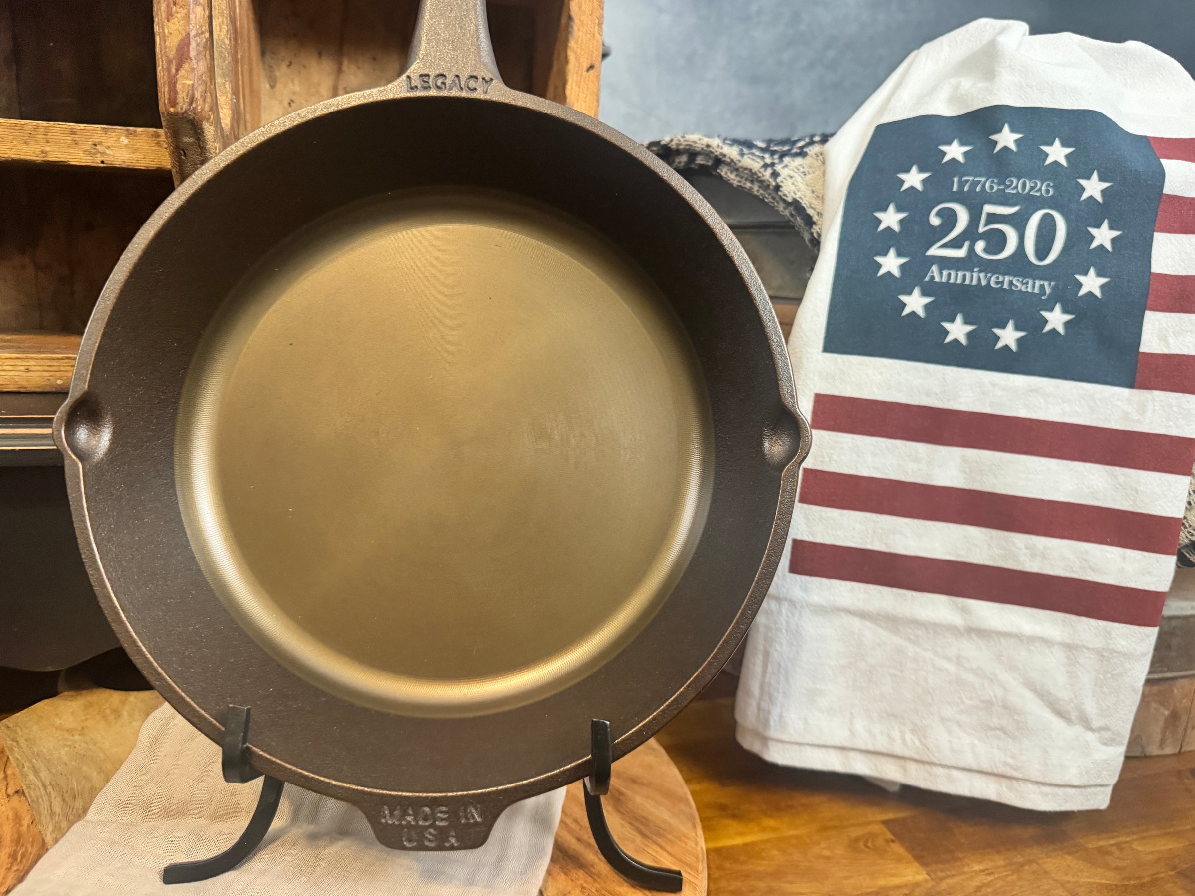 10" Personalized Legacy Cast Iron Skillet – Custom 3D CNC Engraved