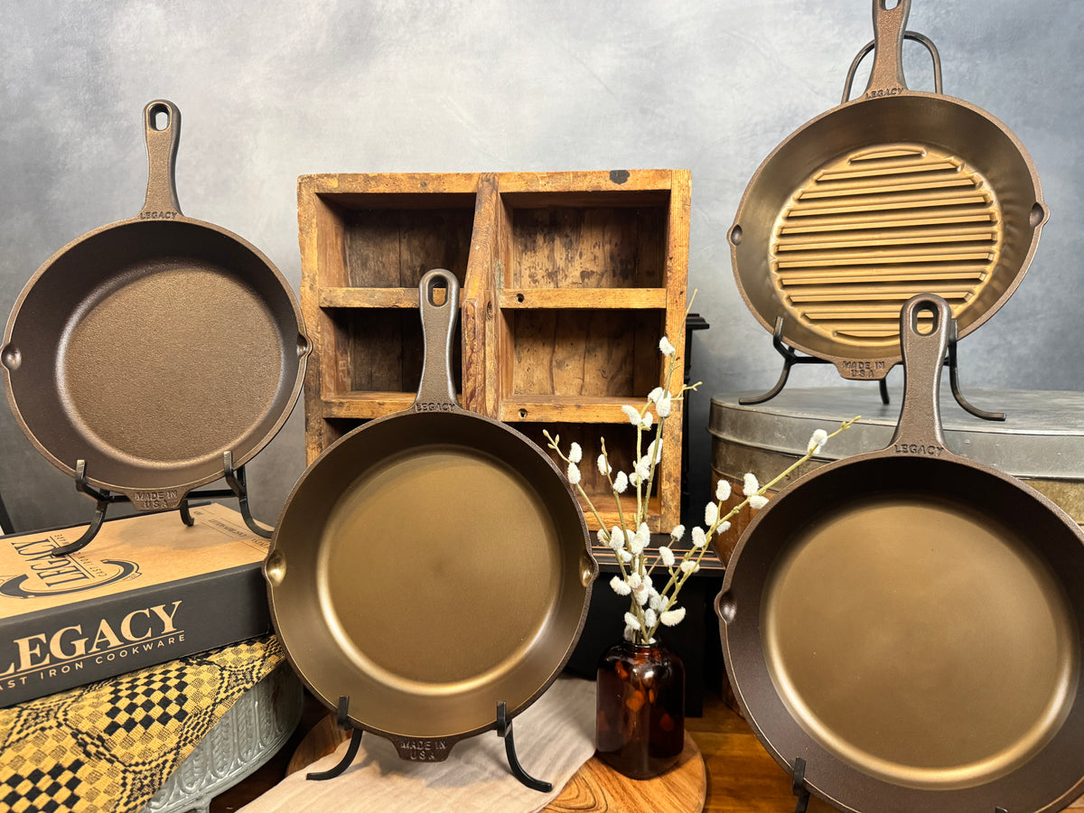 10" Wedding & 6th Anniversary Cast Iron Skillet - Custom Engraved