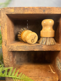 Legacy Cast Iron Bamboo & Sisal Scrub Brush - Natural Cast Iron Care